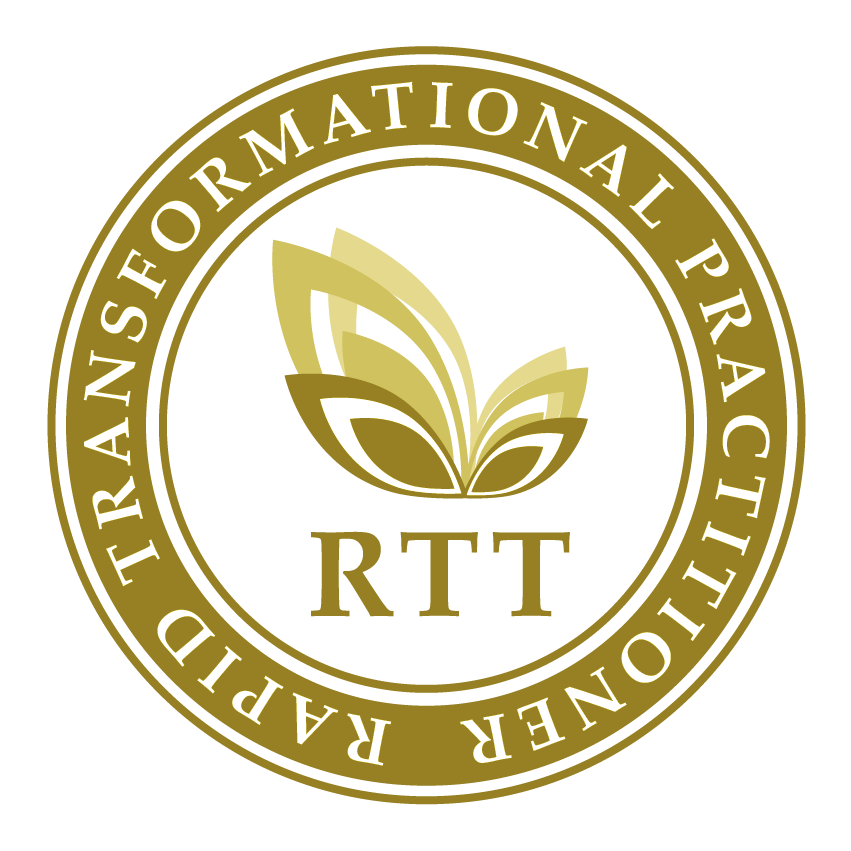 RTT Practitioner Roundel Logo Gold RTT Therapy